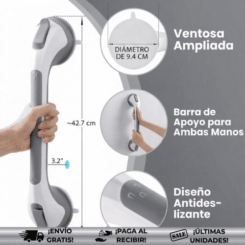 Lumelle™ ¡Oferta 2x1! | Barras de agarre para baño anticaídas