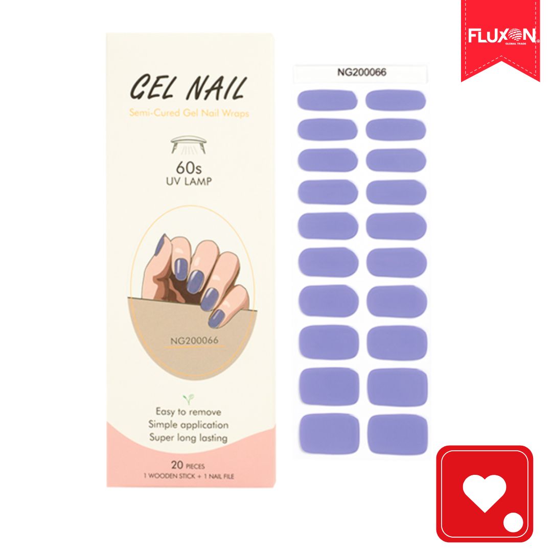 Kit Manilux® |  20 Stickers de Gel Semicurados + Lampára UV ¡50% Off!