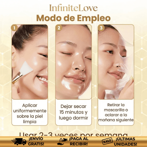 LUMIMASK™ | Mascarilla coreana nocturna para manchas, melasma y brillo Instantáneo