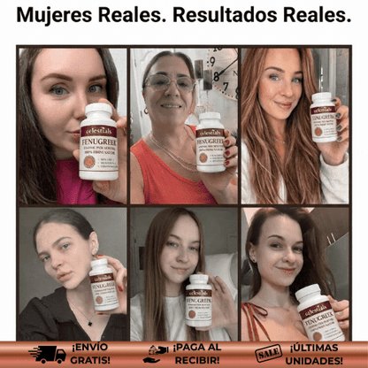FenuGreek™ | Suplemento para a Revolución Natural de tu Busto, Sin Riesgos ni Quirófano