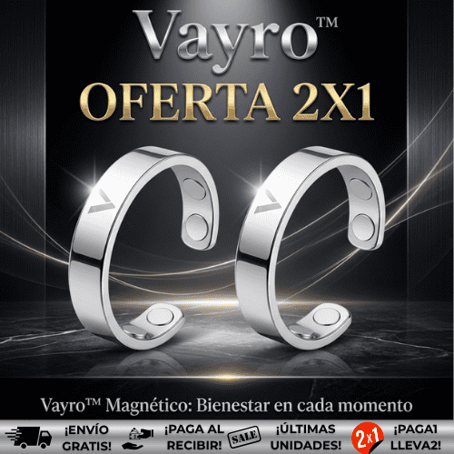 Vayro™ | Anillo magnético para el control de la artritis