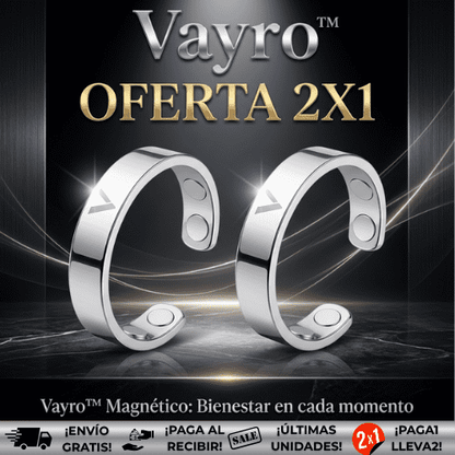 Vayro™ | Anillo magnético para el control de la artritis