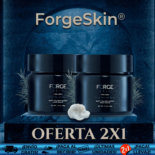 ForgeSkin® OFERTA2X1 | Bálsamo de Sebo Reafirmante Facial Antiarrugas