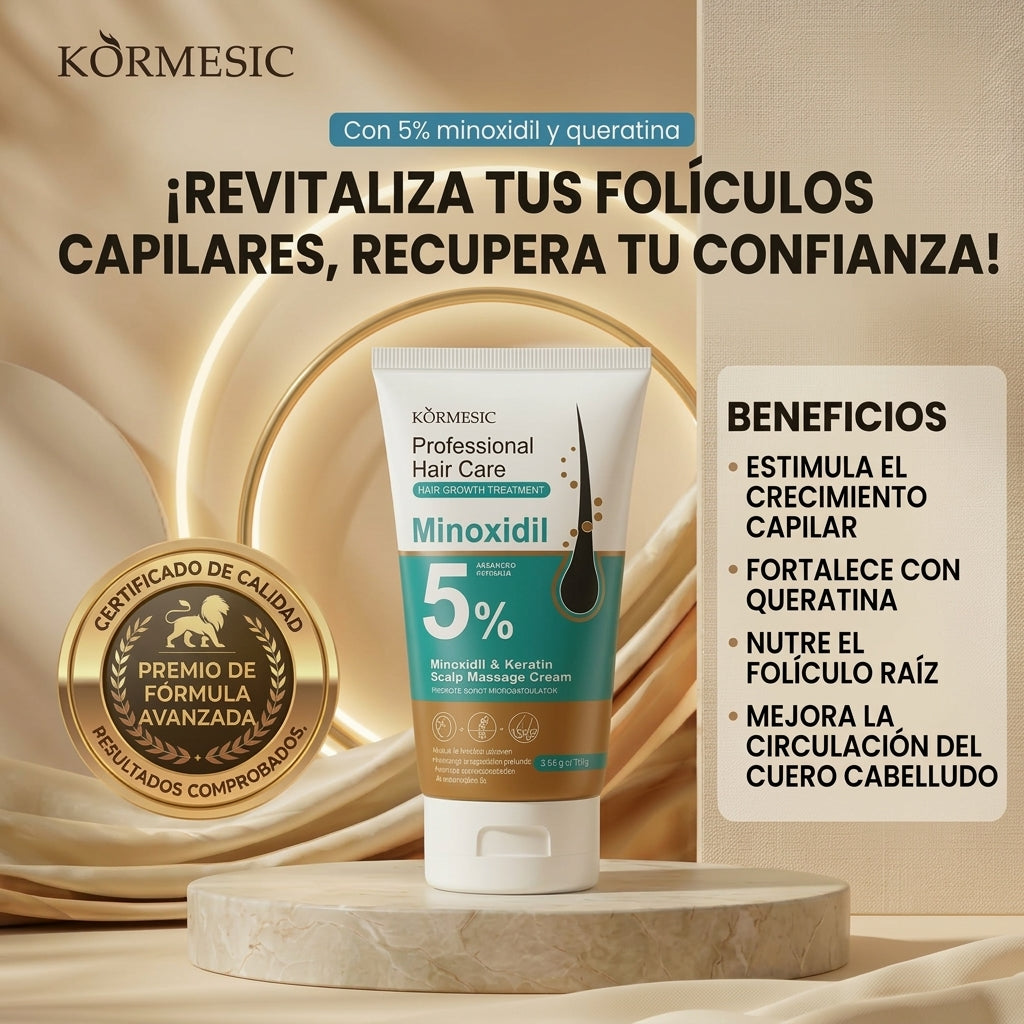 Keraxil® | Crecimiento exponencial de cabello denso y fuerte
