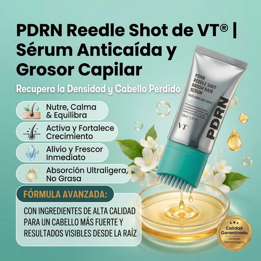 PDRN Reedle Shot de VT® | Sérum Anticaída y Grosor Capilar